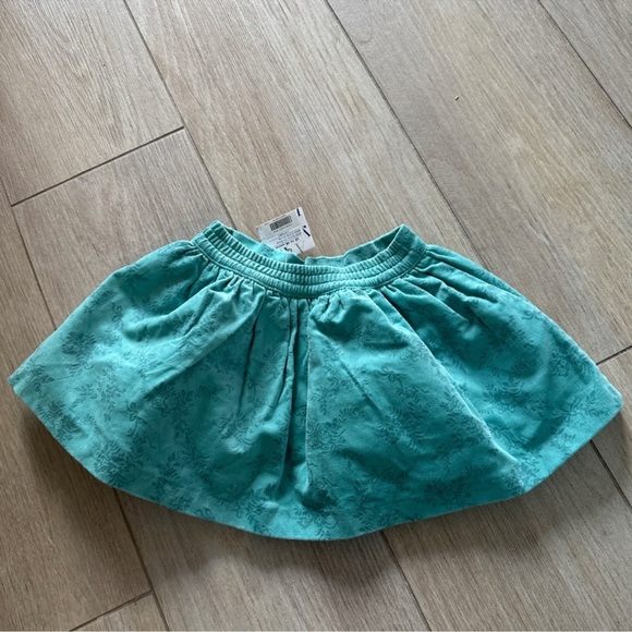 Janie and Jack Aqua Jacquard Girls Skirt - Picture 2 of 3